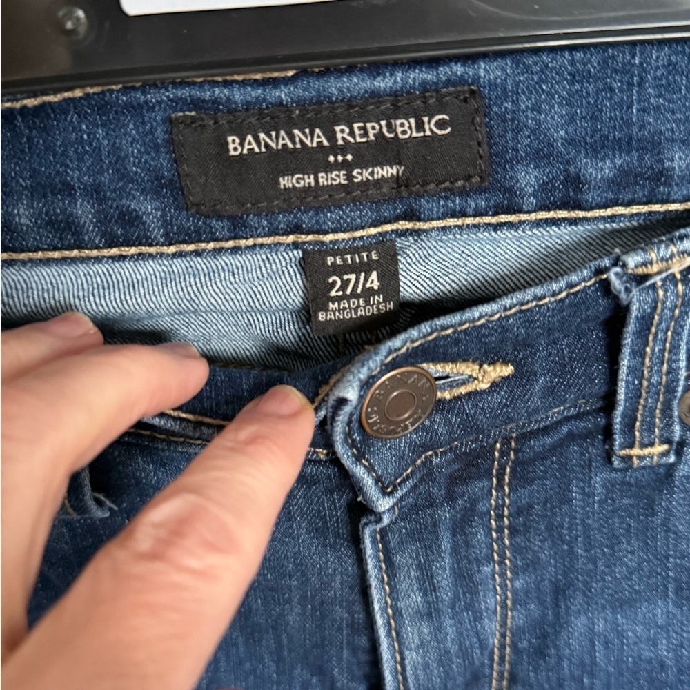 Banana Republic High Rise Skinny Jeans, 27/4 - Picture 3 of 9